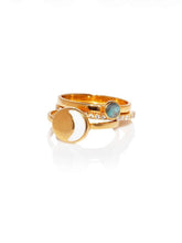 Load image into Gallery viewer, Circle of Stars Ring - Gold