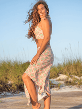 Load image into Gallery viewer, Boho Yoga Bra Top - Island Print