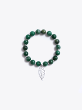 Load image into Gallery viewer, Healing Intentions Green African Jade Heart Chakra Bracelet