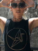 Load image into Gallery viewer, Paper Crane Tank - Organic Cotton Bamboo