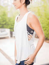 Load image into Gallery viewer, Yoguh Yoga Tank - Cloud White