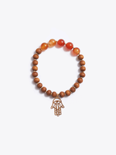 Load image into Gallery viewer, Healing Intentions Carnelian and Sandalwood Sacral Chakra Bracelet