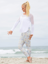 Load image into Gallery viewer, Gypsy Long Sleeve Yoga Top - Cloud White