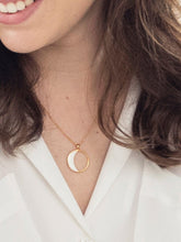 Load image into Gallery viewer, Waxing Moon Necklace - Silver