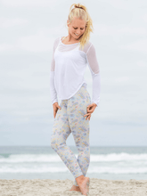 Load image into Gallery viewer, Gypsy Long Sleeve Yoga Top - Cloud White