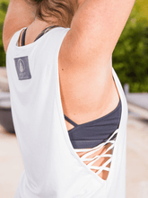 Load image into Gallery viewer, Yoguh Yoga Tank - Cloud White