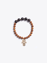 Load image into Gallery viewer, Healing Intentions Garnet and Sandalwood Root Chakra Bracelet