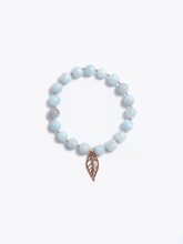 Load image into Gallery viewer, Healing Intentions Aquamarine Throat Chakra Bracelet