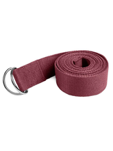 Load image into Gallery viewer, Yoga Belt - Bordeaux