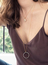 Load image into Gallery viewer, New Moon Necklace (Large) - Gold