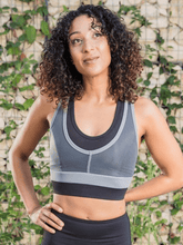 Load image into Gallery viewer, Double Trouble Plus Size Yoga Bra Top