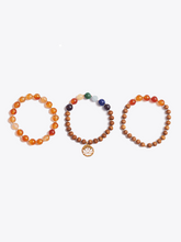 Load image into Gallery viewer, Orange Carnelian Sacral Chakra Stack