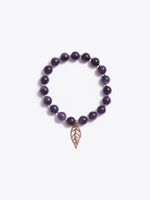Load image into Gallery viewer, Healing Intentions Amethyst Crown Chakra Bracelet