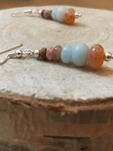 Load image into Gallery viewer, Harmony Gemstone Silver Earrings