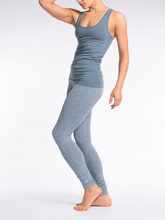 Load image into Gallery viewer, Slimfit Yoga Legging - Grey Melee