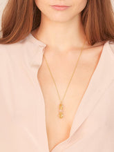 Load image into Gallery viewer, The Senses of Love - Gold &amp; Rose Quartz Gemstone Necklace