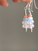 Load image into Gallery viewer, Pure Love Gemstone Silver Earrings