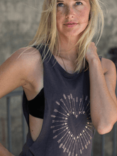 Load image into Gallery viewer, Shot to the Heart Tank - Organic Cotton Bamboo