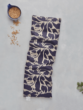 Load image into Gallery viewer, Linen Wheat Bag - Navy Creatures