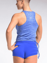 Load image into Gallery viewer, Keep It Cool Yoga Shorts - Dazzling Blue