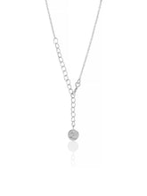 Load image into Gallery viewer, Waxing Moon Necklace (Large) - Silver
