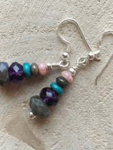 Load image into Gallery viewer, The Protector Gemstone Silver Earrings
