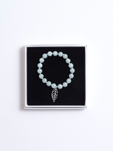 Load image into Gallery viewer, Healing Intentions Aquamarine Throat Chakra Bracelet