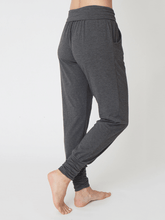 Load image into Gallery viewer, Long Harem Bamboo Yoga Pants - Charcoal Marl