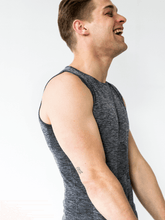 Load image into Gallery viewer, Grey Marl Active Yoga Tank