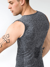 Load image into Gallery viewer, Grey Marl Active Yoga Tank