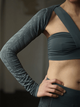 Load image into Gallery viewer, Bolero Sarala Yoga Wrap - Dark Olive