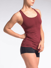 Load image into Gallery viewer, Go In Style Yoga Tank - Burgundy Red