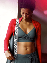 Load image into Gallery viewer, Bolero Meena Yoga Wrap - Bright Red