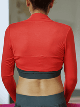 Load image into Gallery viewer, Bolero Meena Yoga Wrap - Bright Red
