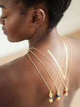 Load image into Gallery viewer, The Eternity of Wisdom - Gold &amp; Lapis Lazuli Gemstone Necklace
