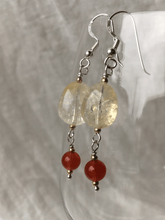 Load image into Gallery viewer, Drops of Success Gemstone Silver Earrings