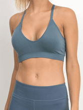 Load image into Gallery viewer, Brighton Adjustable Sports Bra Teal