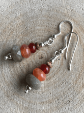 Load image into Gallery viewer, Energising Gemstone Silver Earrings