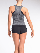 Load image into Gallery viewer, Racerback Yoga Tank - Black Melee