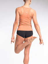 Load image into Gallery viewer, Racerback Yoga Tank - Apricot Orange Melee