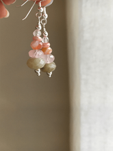 Load image into Gallery viewer, Loving Protection Gemstone Silver Earrings