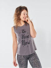 Load image into Gallery viewer, Be Here Now Yoga Tank Top - Volcanic Glass