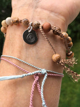 Load image into Gallery viewer, Creativity and Protection Mala Bracelet on Silk