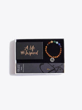 Load image into Gallery viewer, Chakra Bracelet &amp; Inspirational Cards &amp; Incense Sticks Gift Box