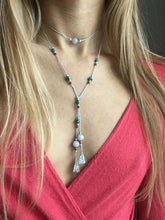 Load image into Gallery viewer, Throat Chakra Activating Silk Thread
