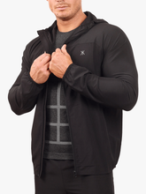 Load image into Gallery viewer, Slate Windcheater Zip Through - Fraction Black
