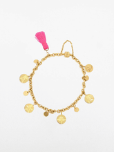 Load image into Gallery viewer, Yoga Bunny's Charm Bracelet - Gold