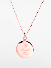 Load image into Gallery viewer, Sky, Earth, Fire Pendant - Rose Gold