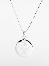 Load image into Gallery viewer, Sky, Earth, Fire Pendant - Silver