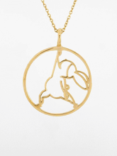 Load image into Gallery viewer, Yoga Bunny's Contour Necklace - Reverse Warrior